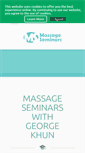Mobile Screenshot of eng.massage-seminars.com